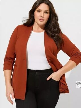 torrid rust red knit top